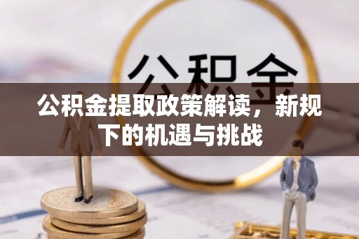 白山公积金提取政策解读，新规下的机遇与挑战