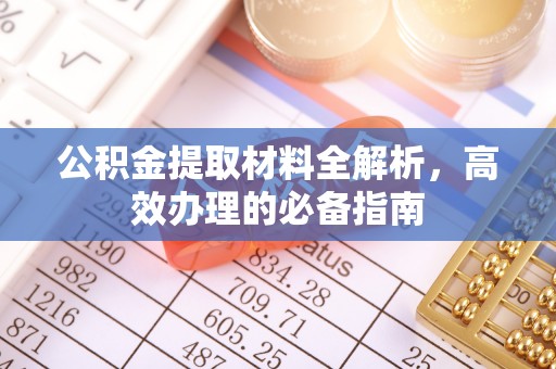 白山公积金提取材料全解析，高效办理的必备指南