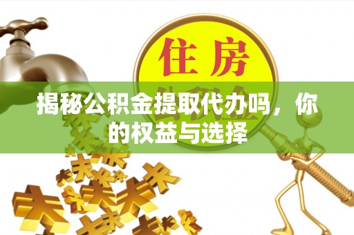 白山揭秘公积金提取代办吗，你的权益与选择