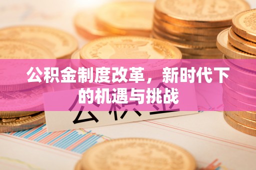 白山公积金制度改革，新时代下的机遇与挑战