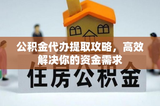 白山公积金代办提取攻略，高效解决你的资金需求