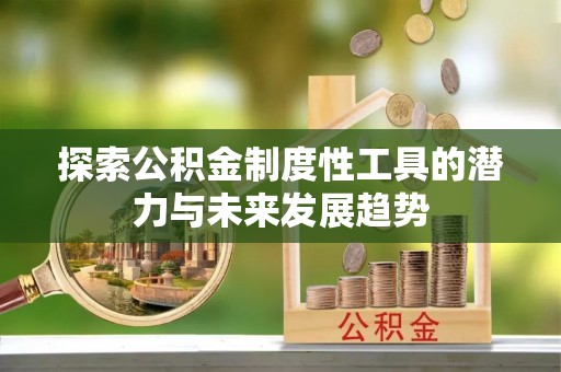 白山探索公积金制度性工具的潜力与未来发展趋势
