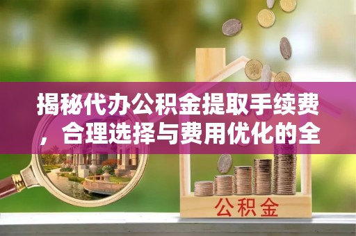 白山揭秘代办公积金提取手续费，合理选择与费用优化的全面解析