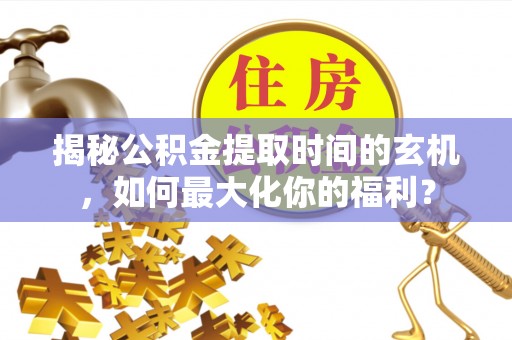 白山揭秘公积金提取时间的玄机，如何最大化你的福利？