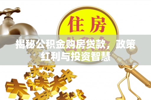 白山揭秘公积金购房贷款，政策红利与投资智慧