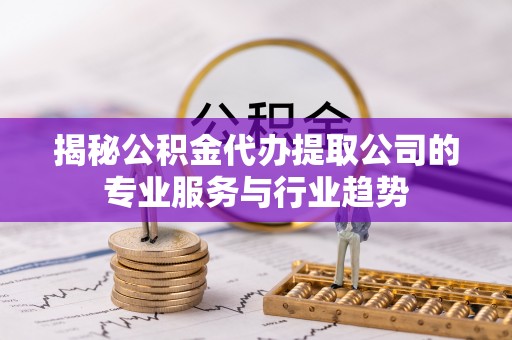 白山揭秘公积金代办提取公司的专业服务与行业趋势