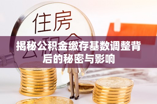 白山揭秘公积金缴存基数调整背后的秘密与影响