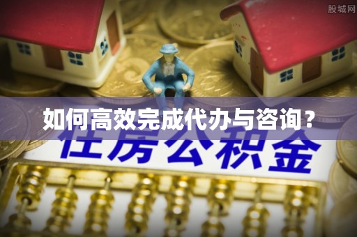 白山如何高效完成代办与咨询？