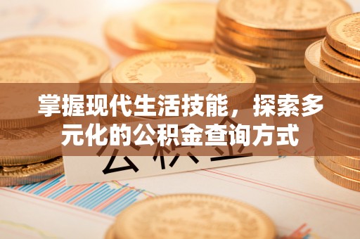 白山掌握现代生活技能，探索多元化的公积金查询方式